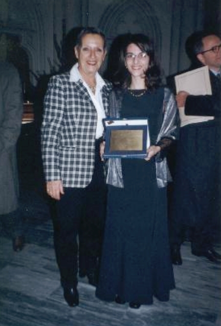 Sarah Colombo premiazione a Napoli